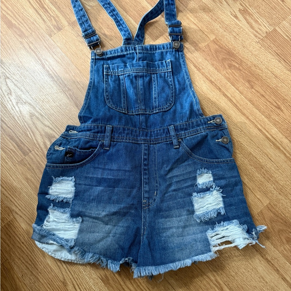 KanCan Blue Denim Overalls